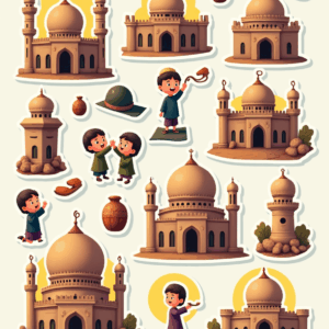 Indian Gods - Religious - Stickers Sheet v41